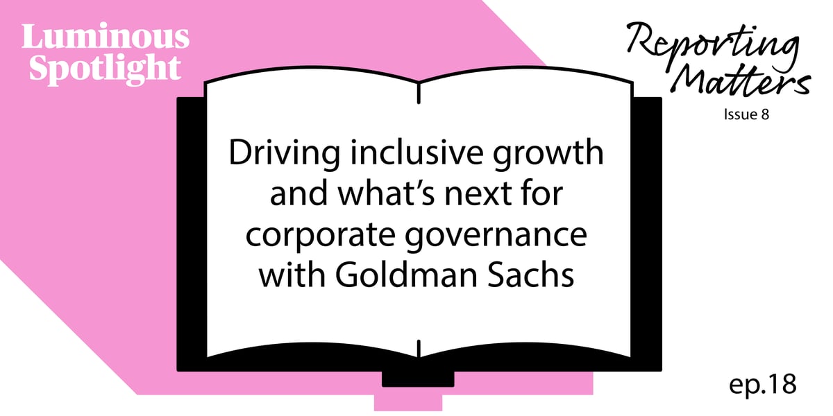 Driving inclusive growth and what’s next for corporate governance with